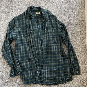 Plaid Green Men's Shirt